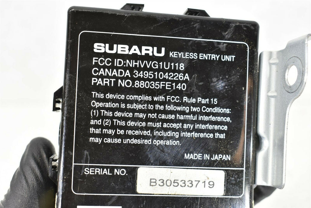 2004 Subaru Impreza WRX Keyless Entry Unit Module 88035FE140 OEM 04