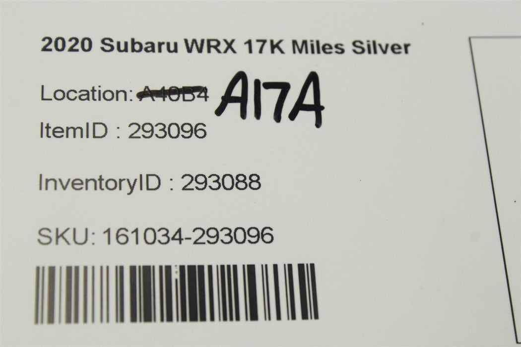 2018-2020 Subaru WRX Power Steering Rack & Pinion 34110VA070 18-20