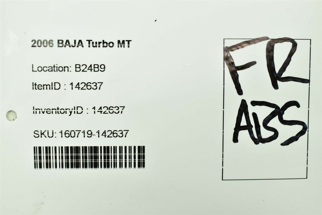 2003-2006 Subaru Baja Turbo Front Right ABS Sensor RH Passenger 03-06