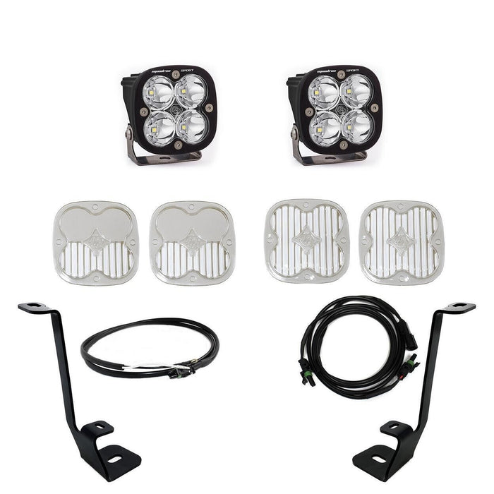 Baja Designs 447695UP A Pillar Kit Squadron Sport Spot w/Upfitter For 2021+ Ford