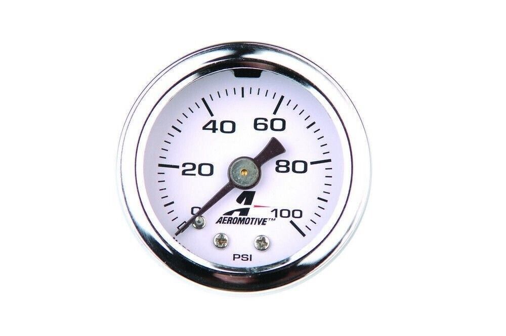 Aeromotive 0-100 PSI Fuel Pressure Gauge 15633