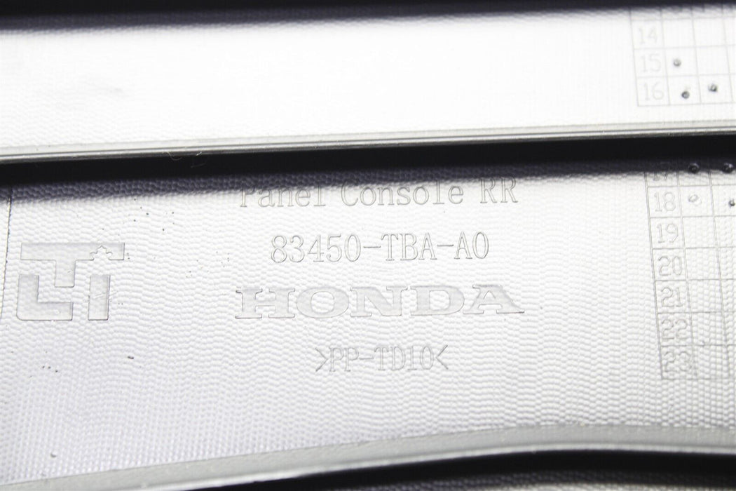2019 Honda Civic SI Sedan Rear Center Console Trim Cover 83450-TBA-A0 06-21