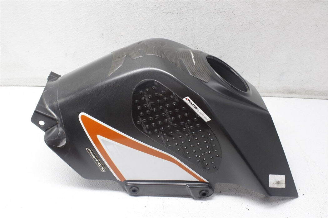 2015 KTM Duke 390 RC390 Damaged Fuel Tank Cover Trim Assembly Factory OEM 14-16