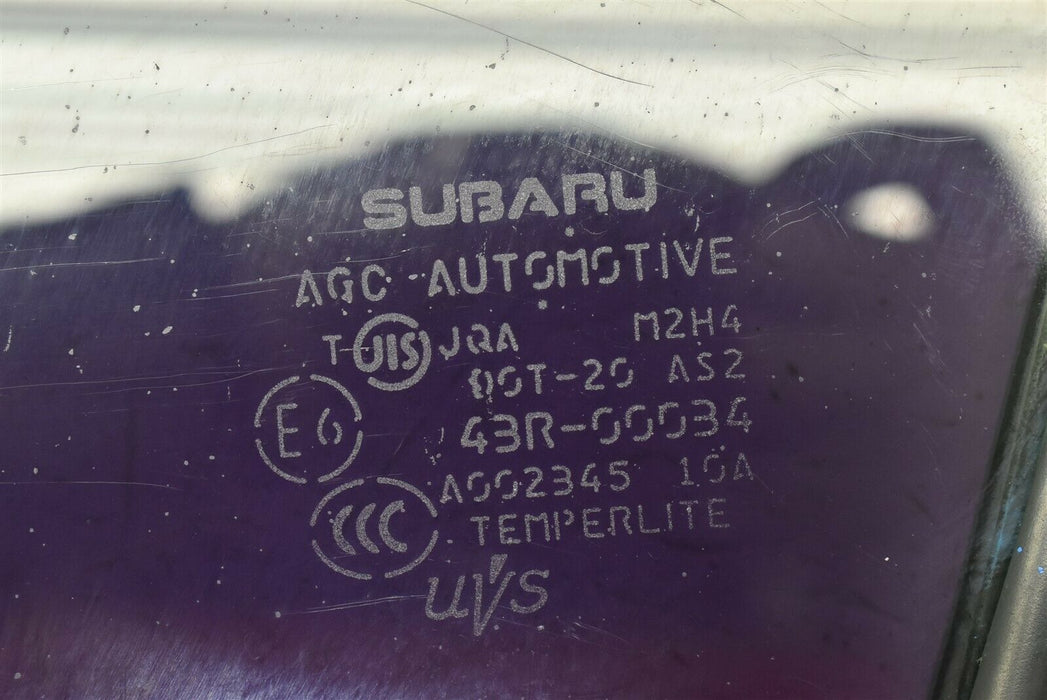 2015-2019 Subaru WRX STI Driver Front Left Door Quarter Glass Window OEM 15-19
