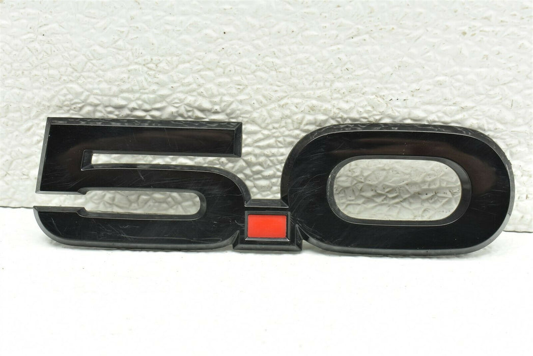 2015-2020 Ford Mustang GT 5.0 Fender Badge Emblem Assembly OEM 15-20