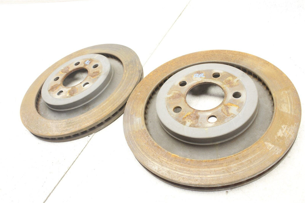 2015-2017 Ford Mustang GT 5.0 Rear Rotor Disc Pair Set Assembly OEM 15-17