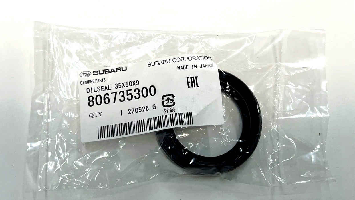 1-PC PACK 2003-2021 GENUINE SUBARU MODELS OIL SEAL 35X50X9 PINON 80673-5300 !