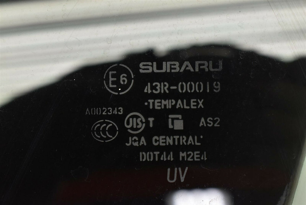 08-14 Subaru Impreza WRX Door Window Glass Front Left Driver LH OEM 2008-2014