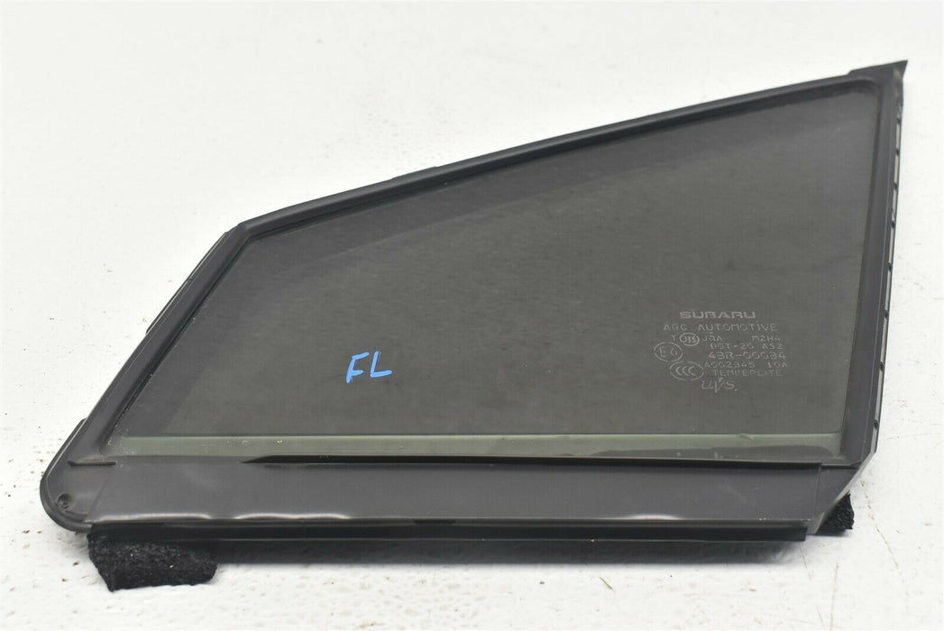 2015-2019 Subaru WRX STI Front Driver Left Quarter Window Glass OEM 15-19