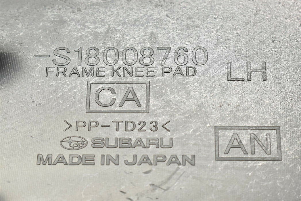 2013-2019 Subaru BRZ Driver Left Knee Pad Leather Factory OEM 13-19