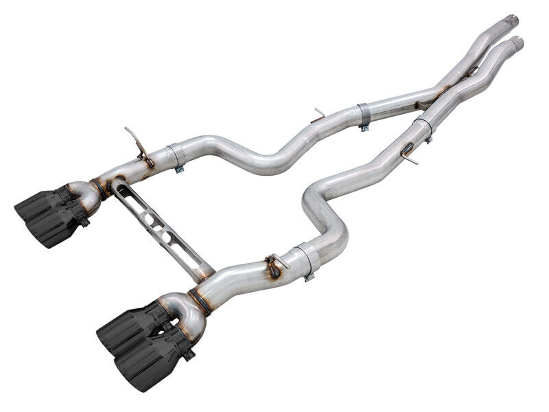 AWE 3020-43087 Tuning for BMW F8X M3/M4 Track Edition Catback Exhaust-Black Tips