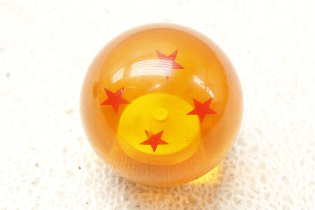 M12X1.25 MT Manual Stick 2.26 Shift Knob 4 Star Orange Round Dragon Ball