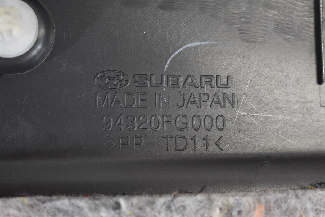2008-2014 Subaru Impreza WRX STI Trunk Cargo Hatch Trim Cover Panel 08-14