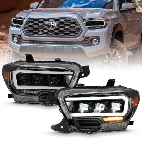 Anzo 111496 Led Projector Headlights For Toyota Tacoma 16-18