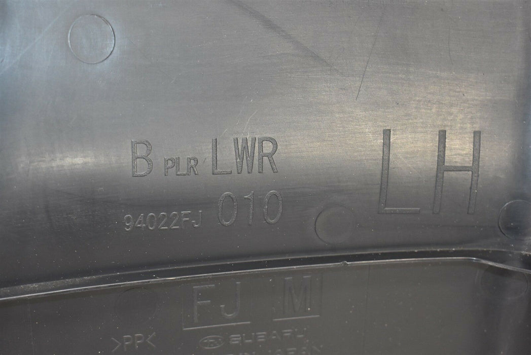 2015-2018 Subaru WRX B Pillar Trim Panel Cover Left Driver LH OEM 15-18