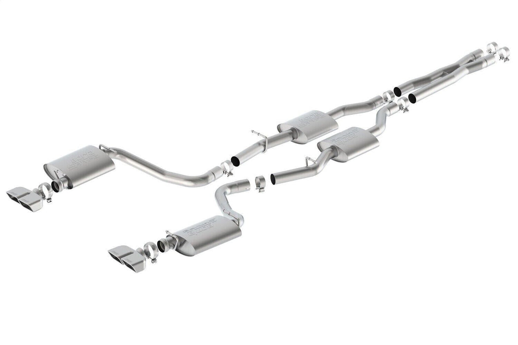 Borla 140627 S-Type Exhaust System Fits 2015-2021 Dodge Challenger RT 5.7L