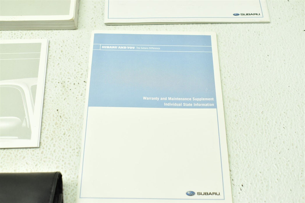 2007 Subaru WRX Owners Manual Booklet Factory OEM 07