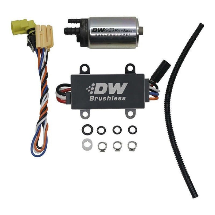 DeatschWerks DW440 440lph Brushless Fuel Pump w/+C102 Controller w/ Install Kit