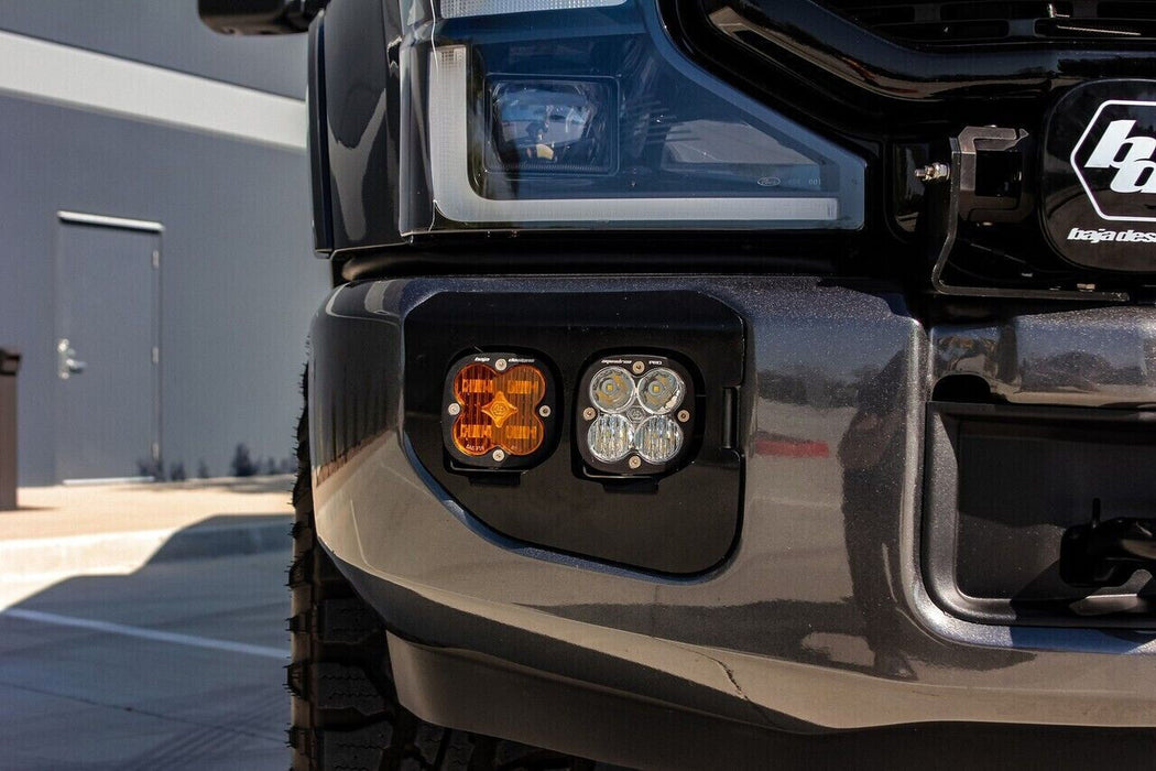 Baja Designs Squadron Sport SAE Fog Lights W/ Upfitter For 20+ Ford Super Duty