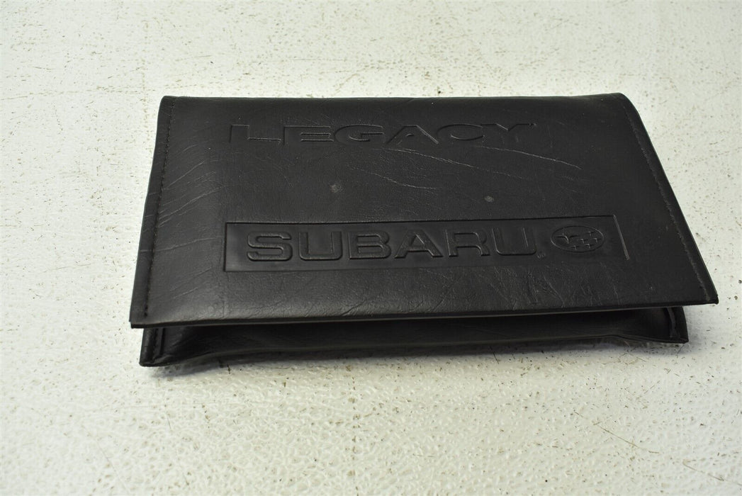 2002 Subaru Legacy Outback Owners Manual OEM Factory
