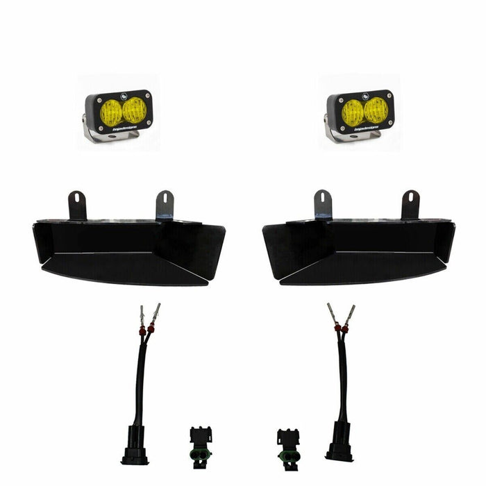 Baja Designs S2 Sport Amber LED Pocket Fog Light Kit For 2019-2022 Ram 2500 3500