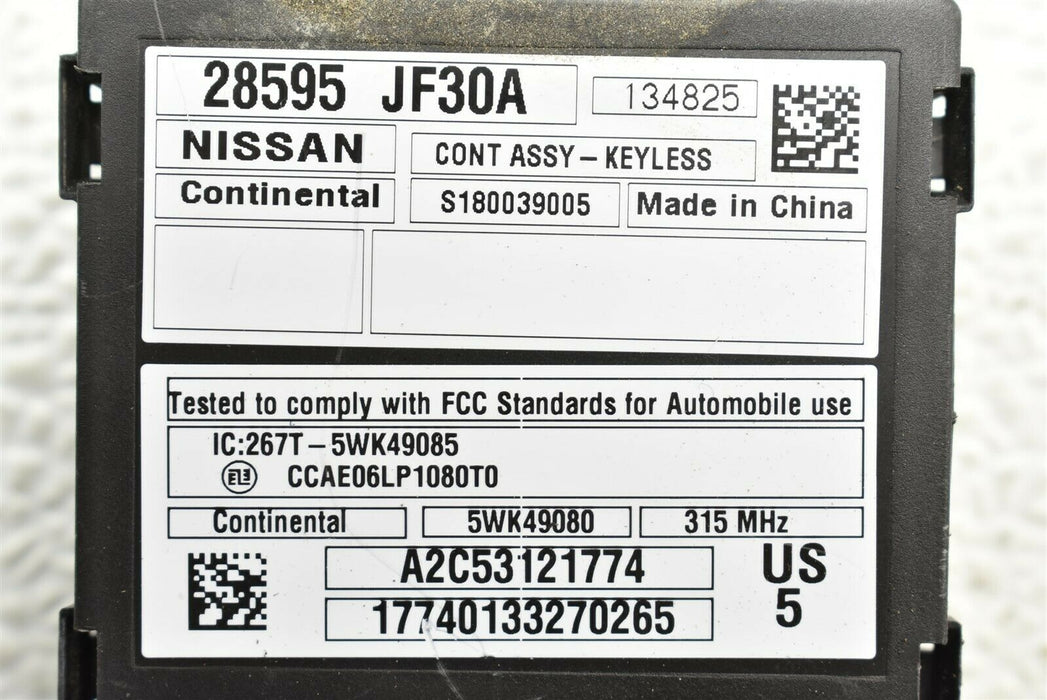 2009-2019 Nissan GT-R Keyless Entry Control Module 28595JF30A OEM 09-19