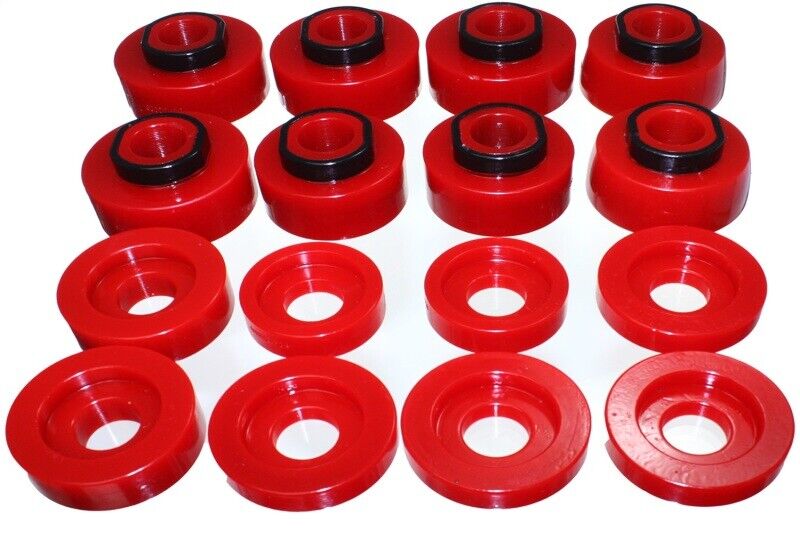 Energy Suspension Red Body Mount Set For 08-16 Ford F-250/F-350 Super Duty