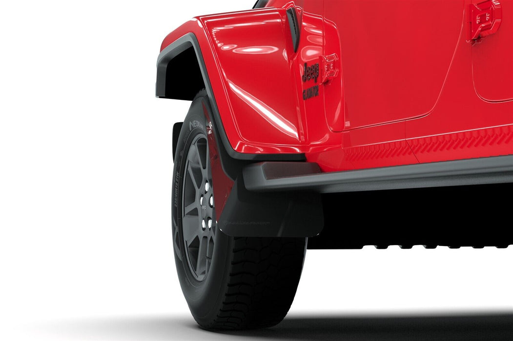 Rally Armor Mud Flaps w/ Grey Logo for 2019-2023 Gladiator **See Detail**