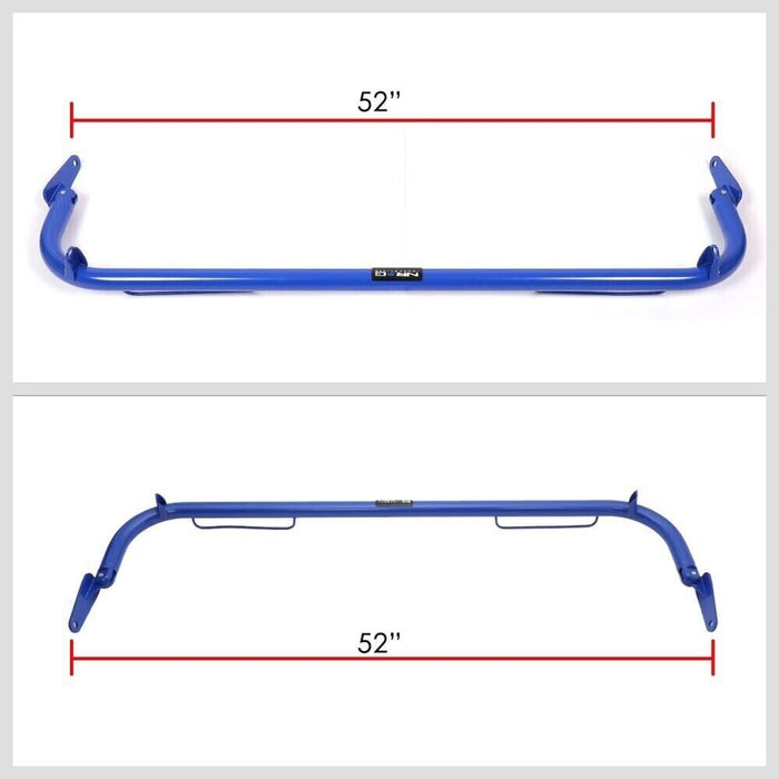 NRG HBR-003BL 51" Blue Swiveling End 4-Point Belt B-Pillar Harness Bar w/Loop