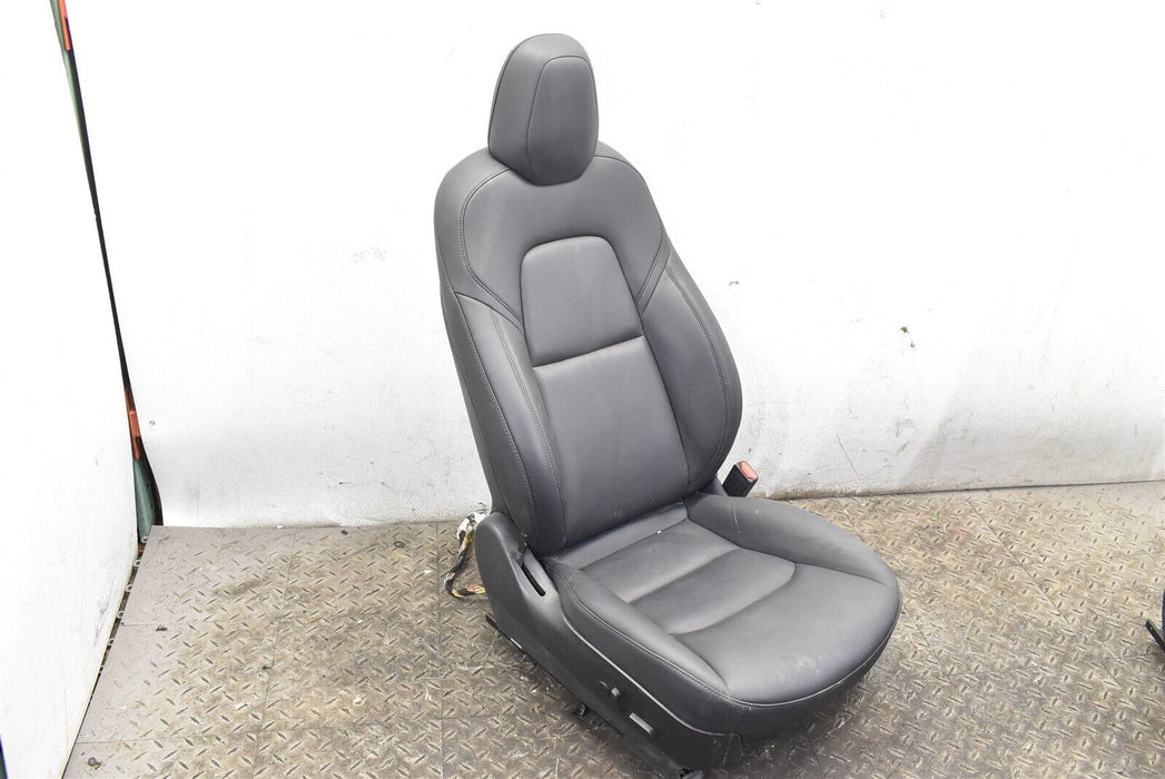 2017-2020 Tesla Model 3 Front Rear Seat Set Black Leather Interior Seats 17-20