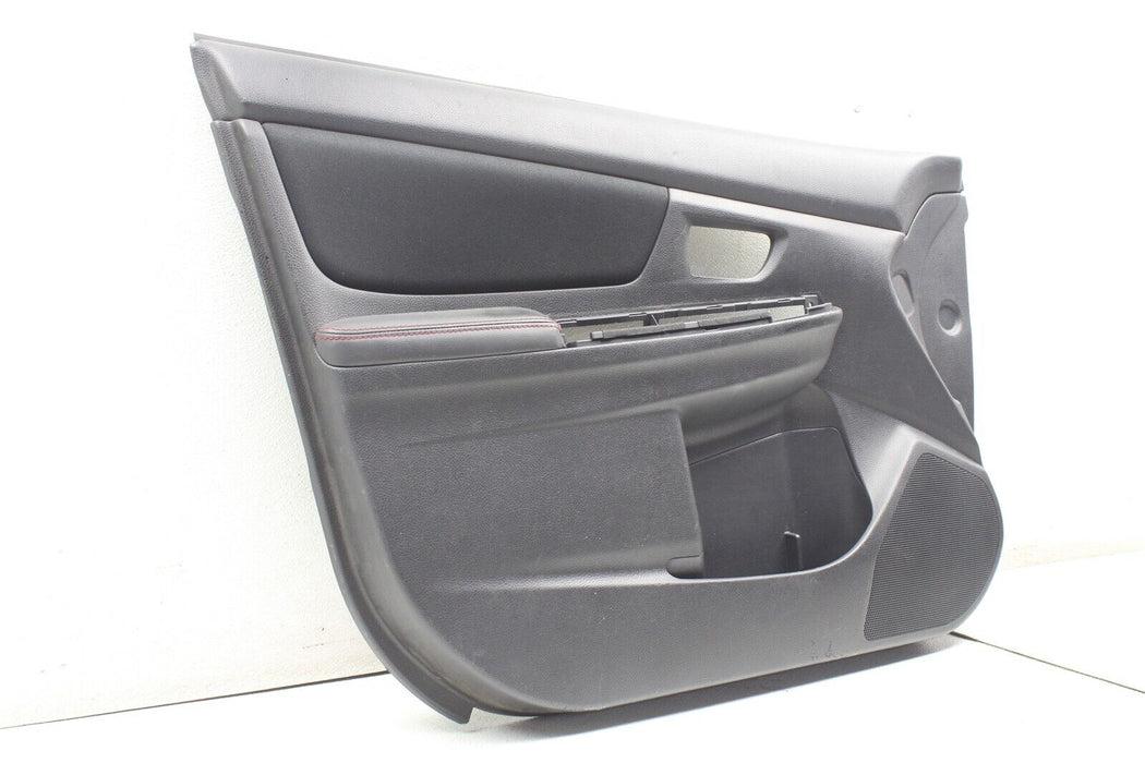 2015-2019 Subaru WRX MT Front Left Interior Door Panel Card Trim OEM 15-19