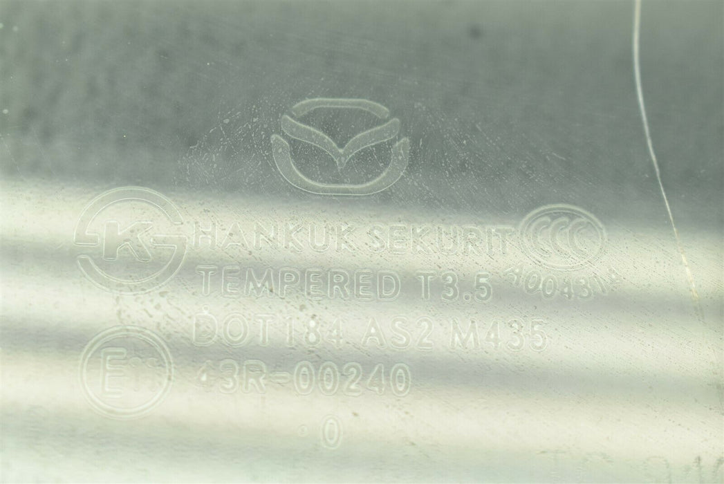 10-12 Mazdaspeed3 Door Window Glass Rear Right Passenger MS3 Speed 3 2010-2012