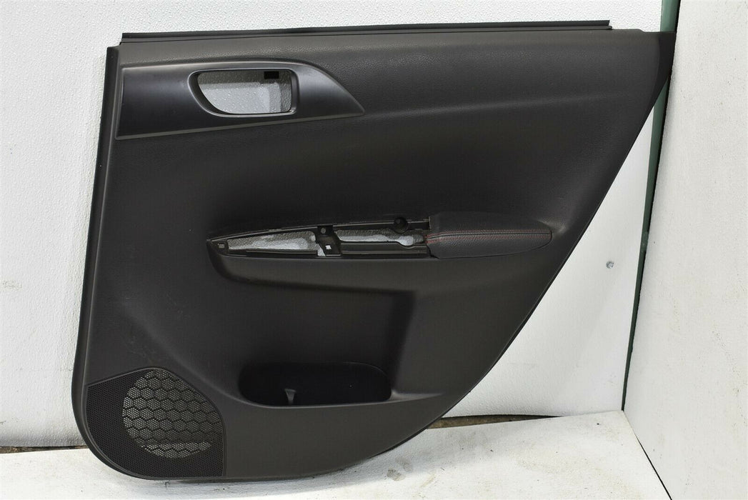 2008-2014 Subaru Impreza WRX STI Door Panel Cover Rear Right Passenger RH 08-14