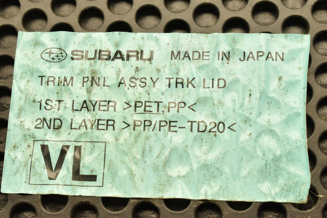2015-2019 Subaru WRX STI Trunk Trim Cover Panel 15-19