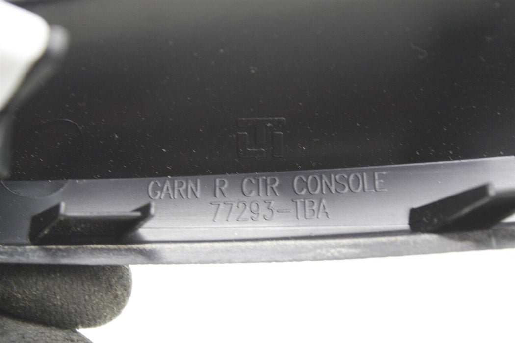 2019 Honda Civic SI Sedan Right Center Console Trim Cover Panel 77215-TBA-A0