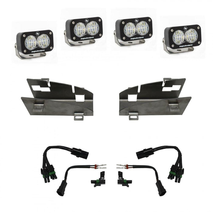 Baja Designs Dual S2 Sport Fog Pocket Light Kit For 2019+ Ram 1500 TRX/Rebel