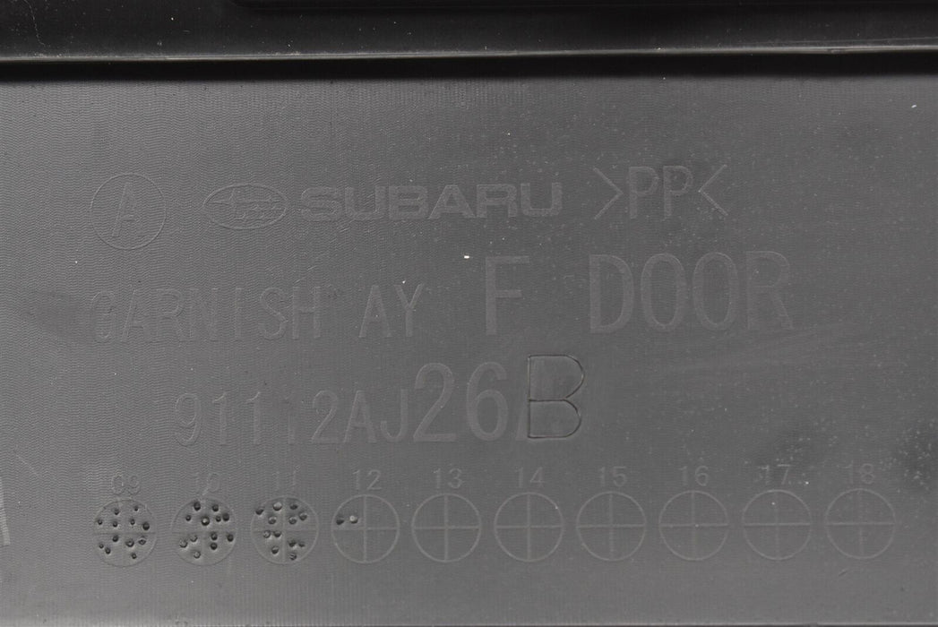 2010-2012 Subaru Outback Front Left Door Moulding Cover Trim 10-12