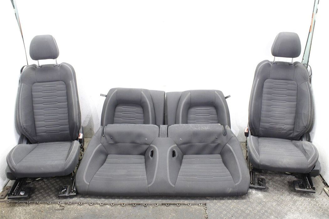 2015-2017 Ford Mustang GT Cloth Power Seat Set Seats 15-17