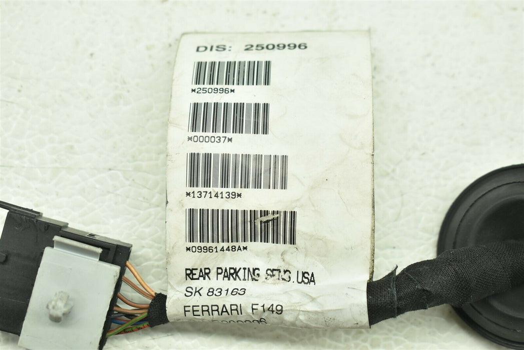 2010 Ferrari California Rear Bumper Parking Sensor Wire Harness 250996
