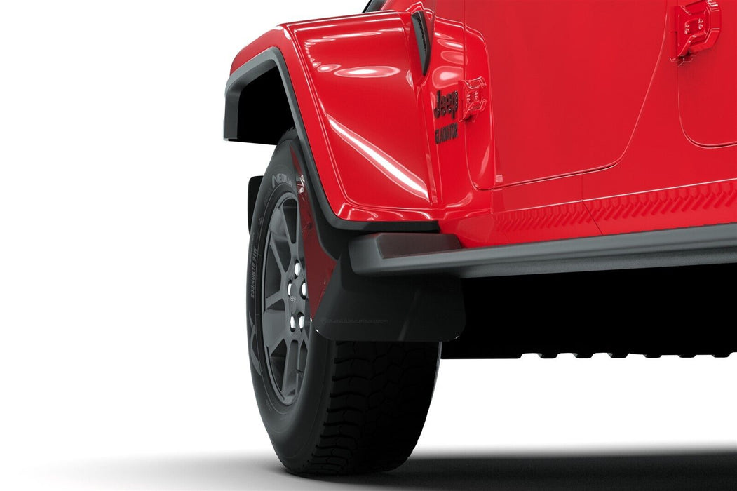 Rally Armor Mud Flaps w/ Black Logo for 2019-2023 Gladiator **See Detail**