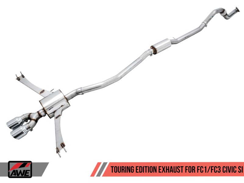 AWE 3015-32108 Touring Edition Exhaust System Kit For 10th Gen Honda Civic Si