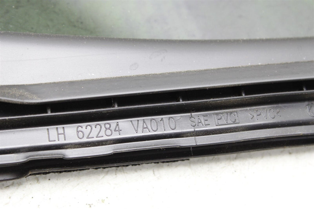 2015-2019 Subaru WRX STI Quarter Window Corner Glass Rear Left Driver LH 15-19