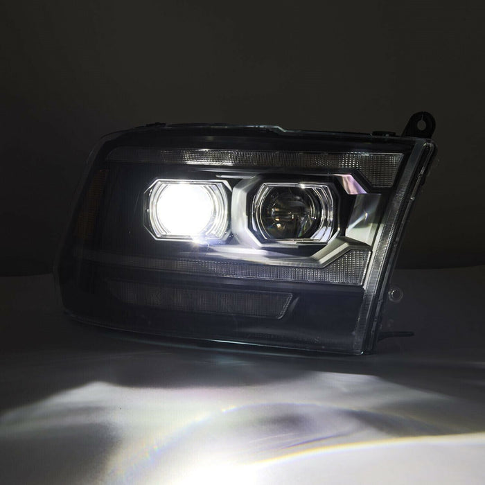 AlphaRex Alpha-Black LUXX G2 LED Projector Headlights for 2009-2018 Ram 1500