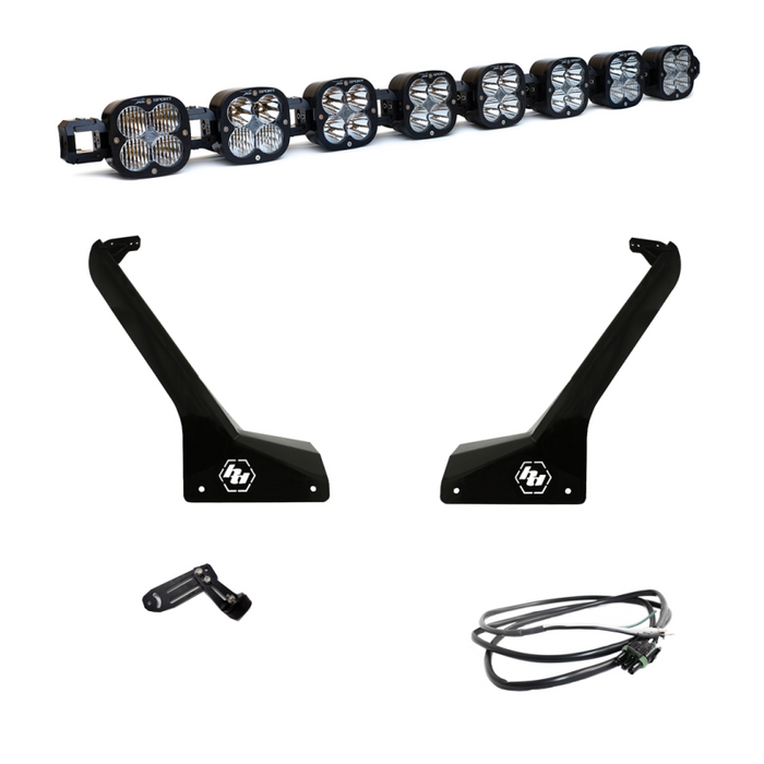 Baja Designs Roof LED Light Kit 8 XL Linkable w/Upfitter for JL Wrangler / JT