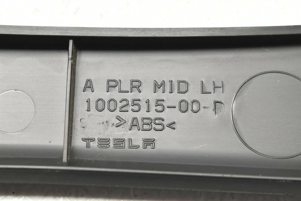 2012-2019 Tesla Model S Left Mid Pillar Trim Cover Panel 1002515-00-D 12-19