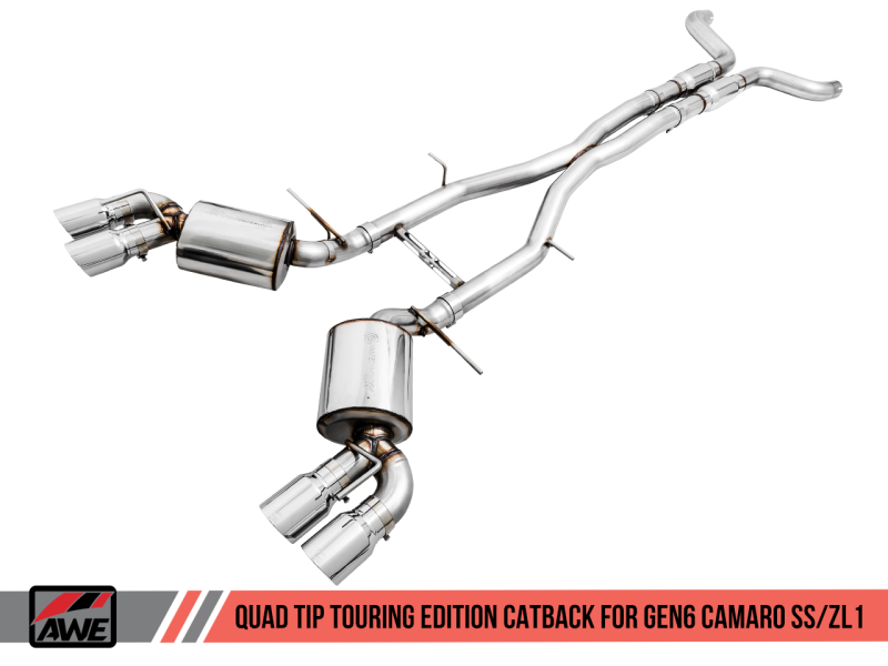 AWE Tuning 3020-42068 Exhaust System Kit Fits: 2016-2024 Chevrolet Camaro 6.2L