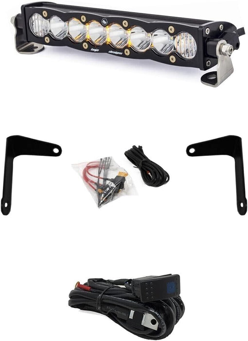 Baja Designs 447037 For Can-Am X3 Shock Mount Kit w/10in S8 Light Bar Clear