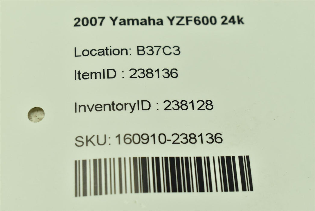 2007 Yamaha YZF600 Brake Caliper Hose Line Front 97-07