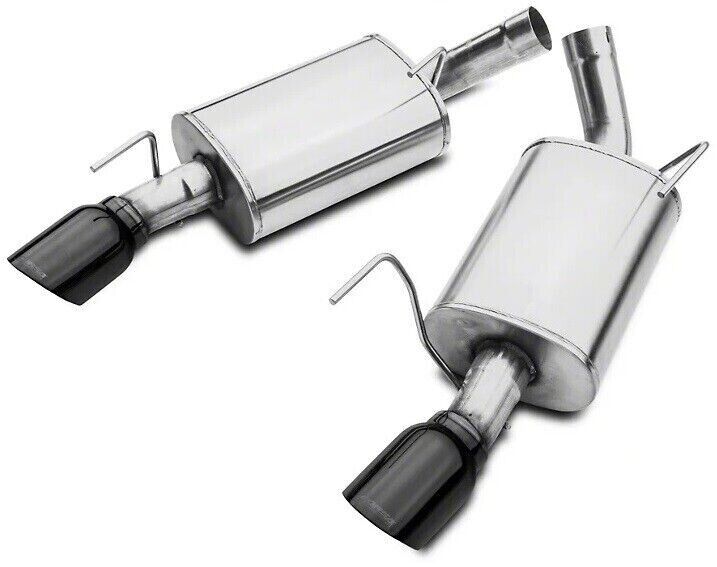 Corsa 14311BLK Sport 2.5" Exhaust System 4.0" Tips For 2005-2010 Mustang GT500
