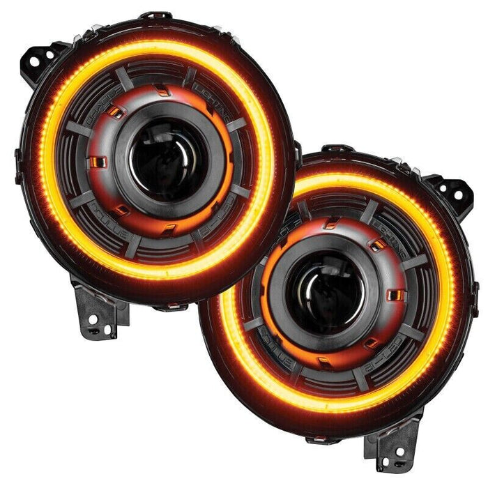 Oracle Switchback Bi-LED Projector Headlights Fits 18-23 Jeep Wrangler Gladiator